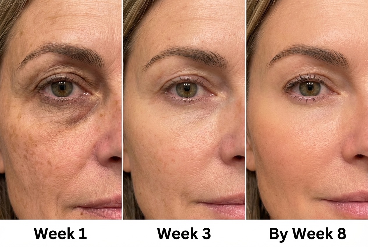 Week by week results comparison